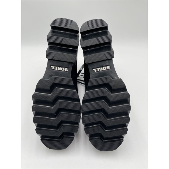 Sorel Women's Joan of Arctic Wedge III Lace Boot Black Size 11 - Picture 5 of 9